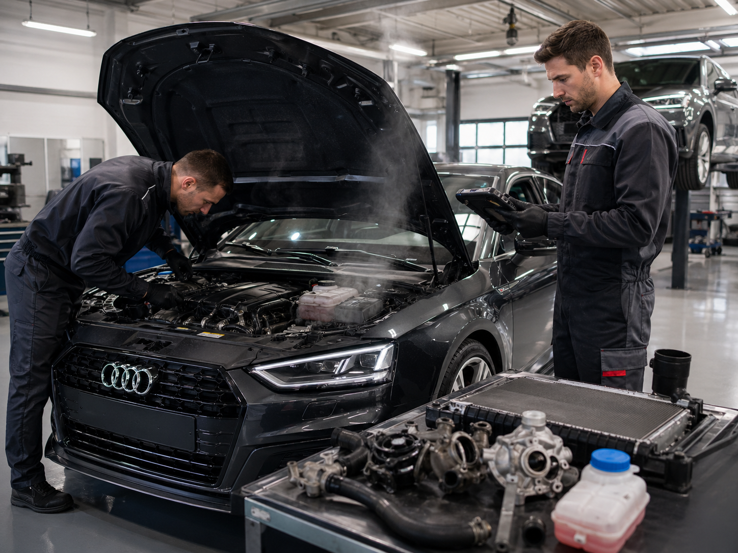 Почему перегрев двигателя audi нельзя игнорировать